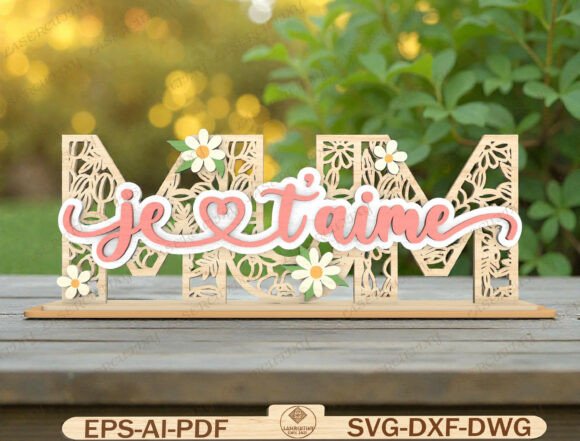 Creating Heartwarming Tributes: The Art and Craft of the Mémé Je T’aime Floral SVG Sign