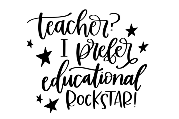 Educational Rockstar: Elevating Teacher Appreciation Through Bold Digital Design