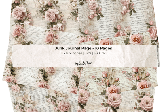Evaluating the Rose Junk Journal Pages Set for Creative Projects