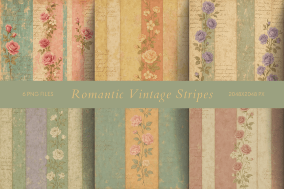 Romantic Vintage Stripes