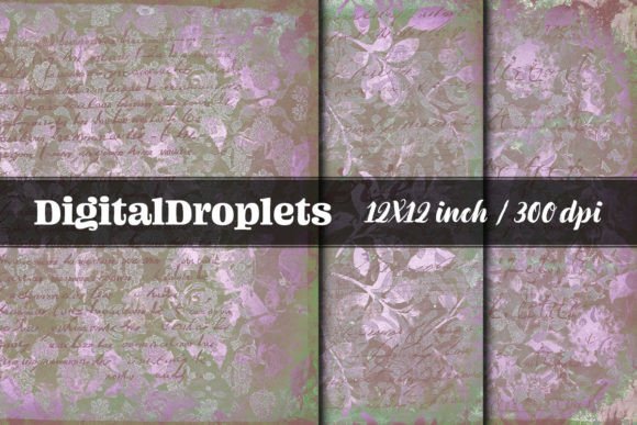 Scripted Floral Fades FREEBIE: A Practical Review of Digital Paper Assets