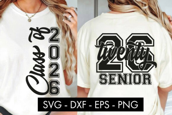 Senior Class of 2026 SVG Front and Back: Designing Cohesive Graduation Apparel